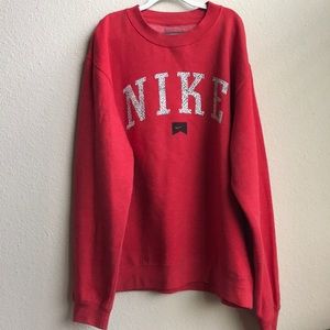 Nike Red Crewneck Sweatshirt